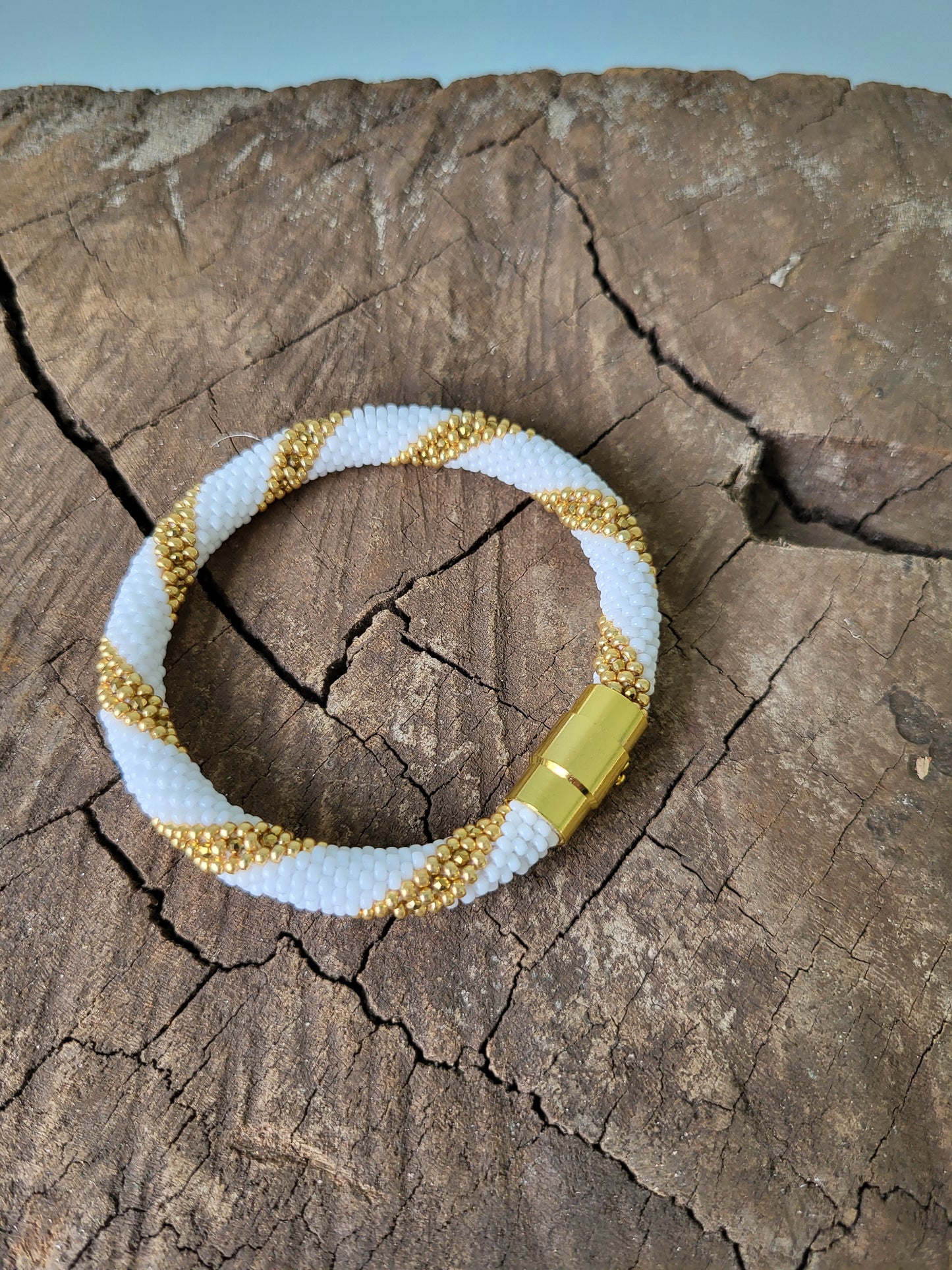 Armband "Golden Swirl"